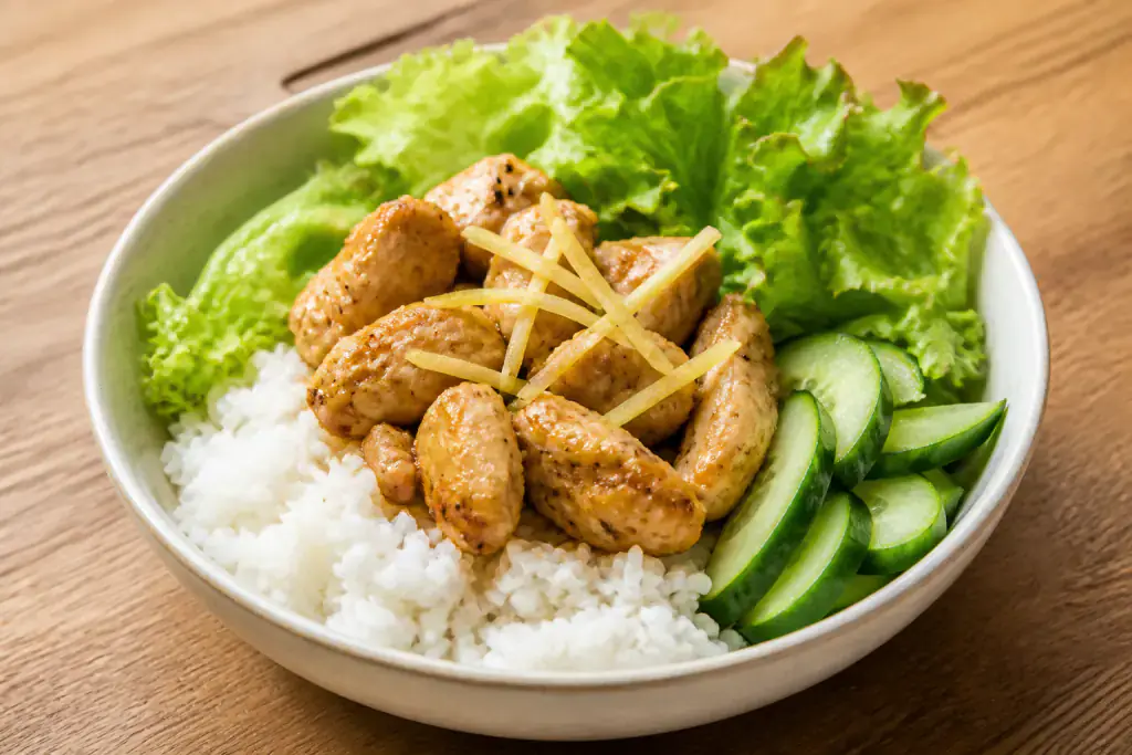 Soy-Free Ginger Chicken Bowl