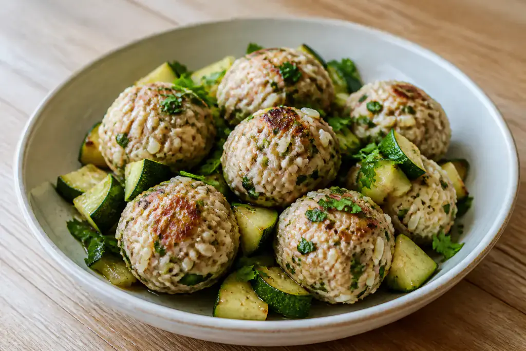 Spice-Sensitive Turkey Rice Meatballs