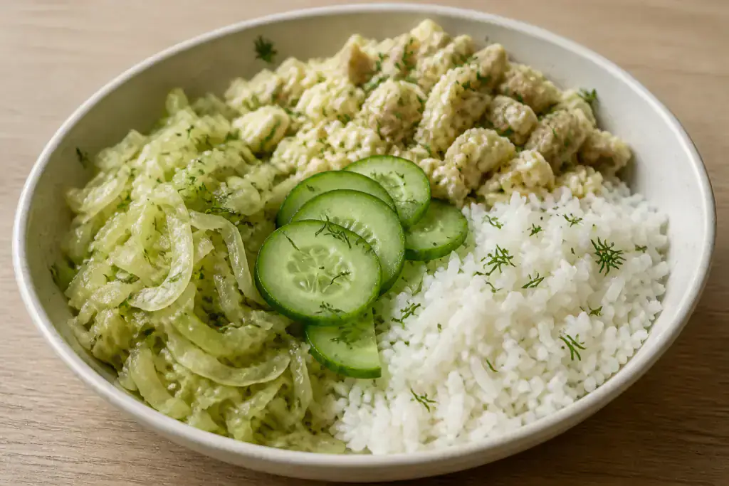 Nigerian Kidney-Caution Egg White Rice Cabbage Bowl