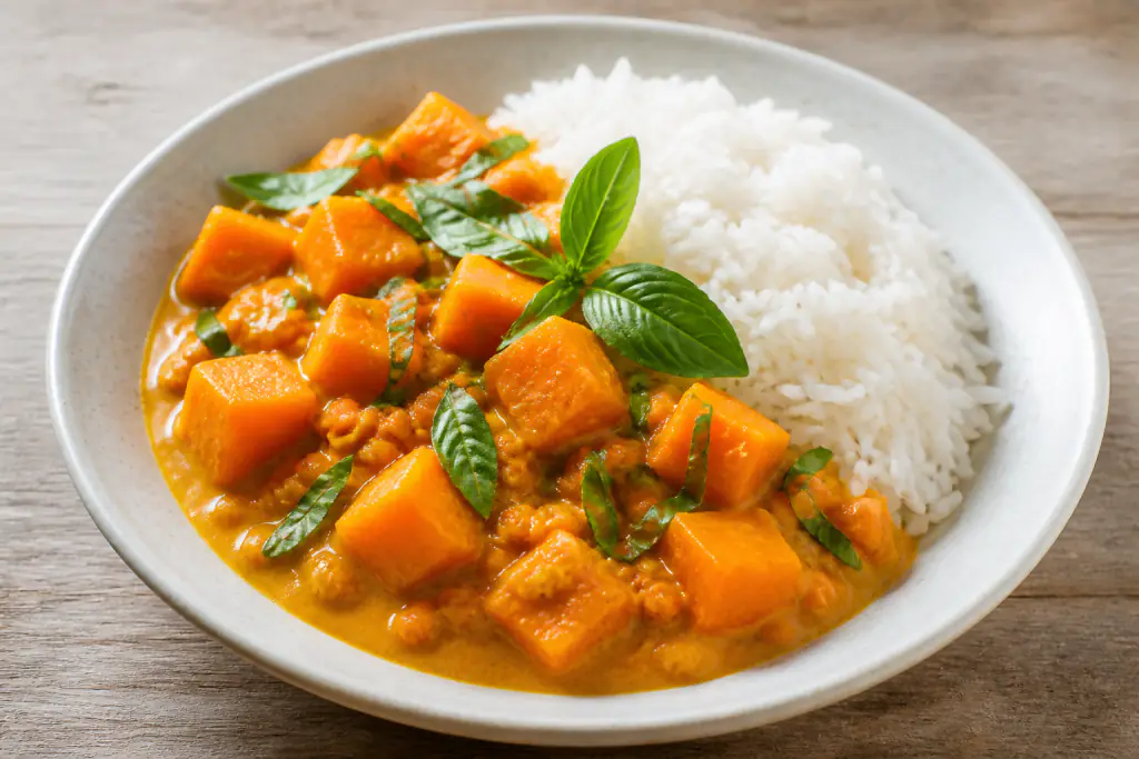 Thai Pumpkin Red Lentil Curry Light
