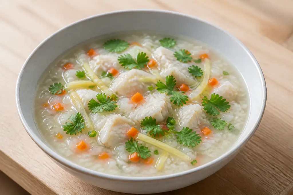 Vietnamese Ginger Fish Congee